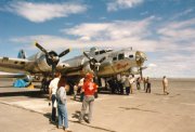 B-17 Flying Fortress WWII Bomber Picture in Moses Lake, Washington