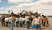 B-17 Flying Fortress WWII Bomber Picture in Moses Lake, Washington