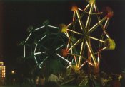 Night time carnival lighting pictures