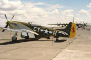 P-51 Mustang Fighter Visits Moses Lake, Washington